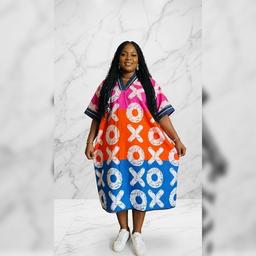 Playful Muse Adire Lounge Dress